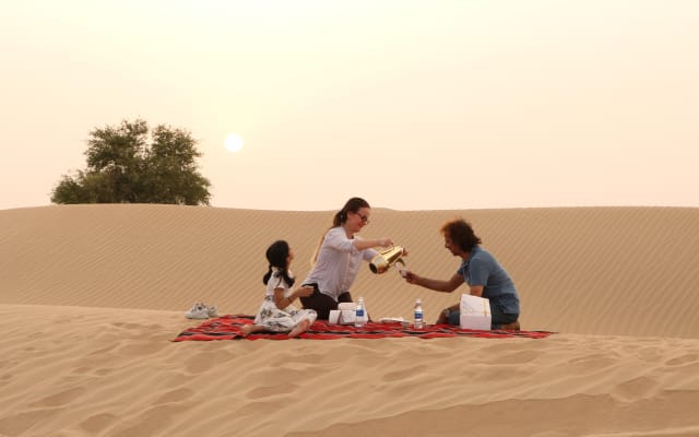 Private 4x4 Morning Desert Safari with Wildlife and Sandboarding