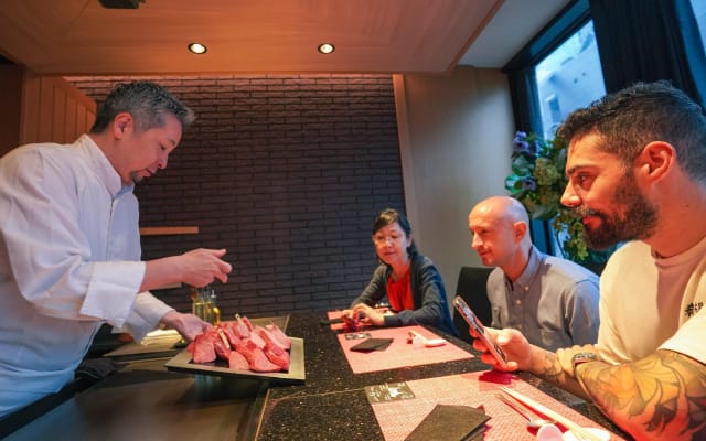 Wagyu Beef & Sake Pairing Foodie Tour in Tokyo