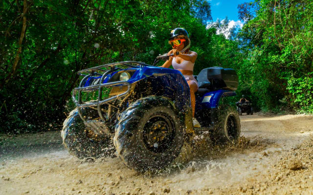 Cancun ATV Adventure with Zipline & Cenote