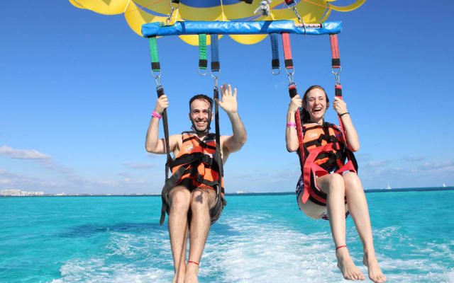 Cancun Fly and Swim Combo Tour