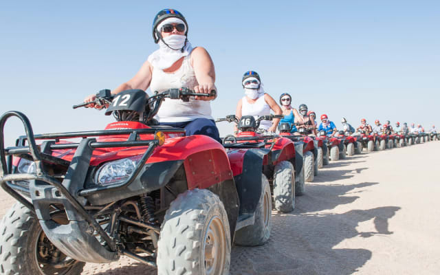 Hurghada Desert Adventure: ATV, Buggy & Jeep Safari with Bedouin Dinner