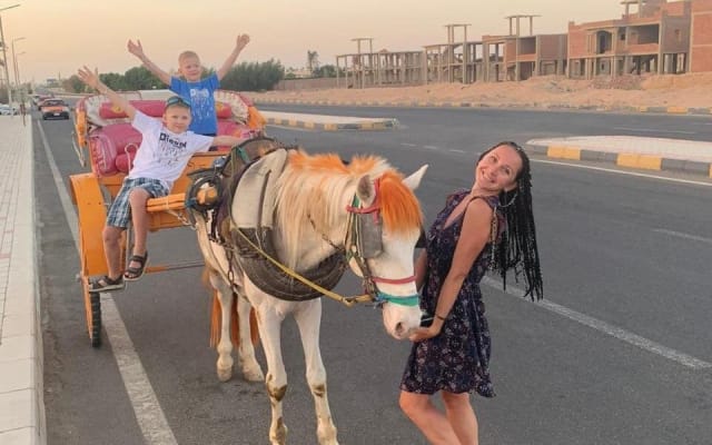 Desert Horse Carriage Ride in Hurghada