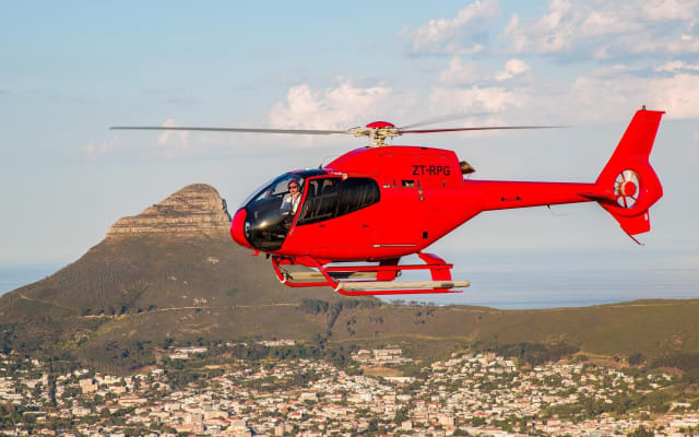 Cape Town Helicopter, Wine Tasting & Picnic Lunch Private Tour