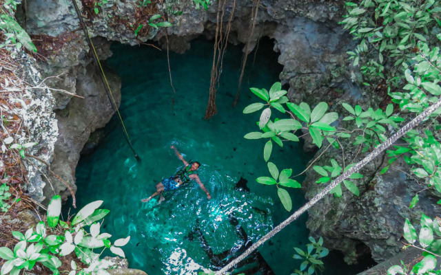 Small-Group 3 Cenotes Adventure Tour