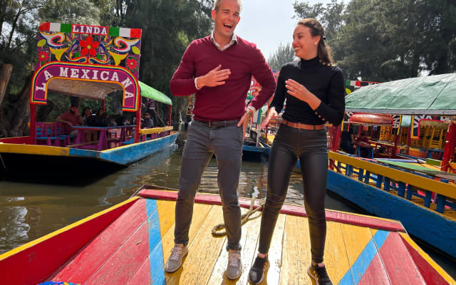 Xochimilco Boat Light Party with Drinks & Taquitos