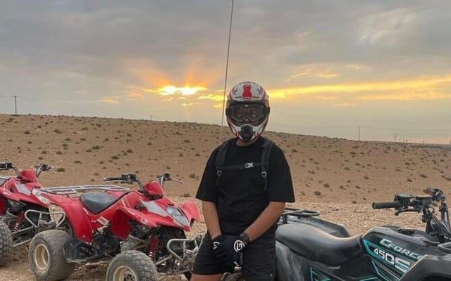 Agafay Desert Adventure: Dinner, Camel Ride & Quad Bike
