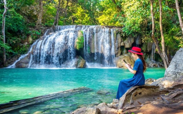 Erawan Waterfall & River Kwai Tour