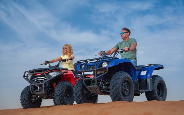 Dubai Desert Adventure with Quad Bike and BBQ Dinner