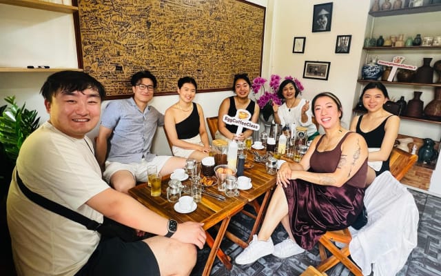 Hanoi Cyclo Tour & Egg Coffee Class