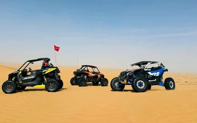 Morning Desert Safari with Buggy Ride and Sandboarding in Dubai