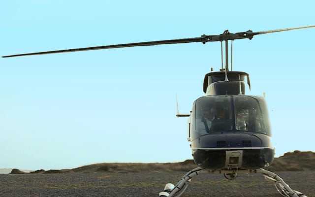 Private Helicopter Transfer: Crete to Santorini