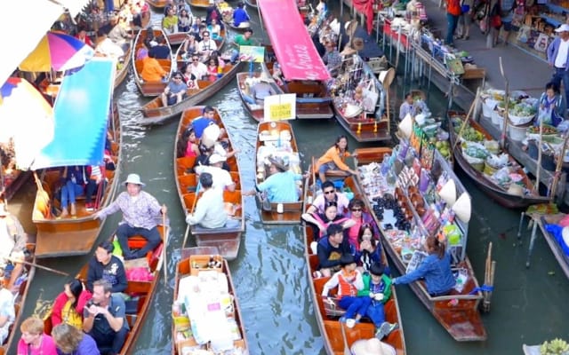 Explore Thailand's Floating Market Adventure
