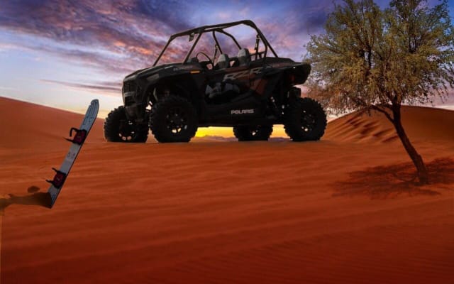 Dubai Desert Adventure: Buggy, Camel Ride & Sand Skiing
