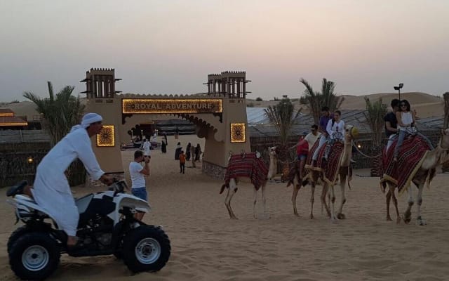 Morning Desert Safari with Quad Bike & Camel Ride