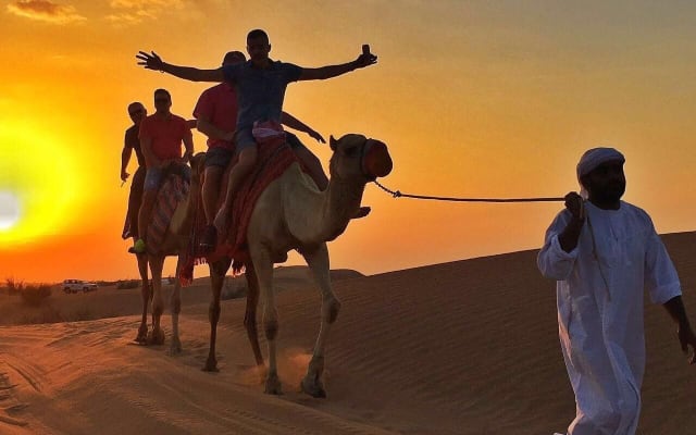 Morning Desert Safari: Dune Bashing & Camel Ride