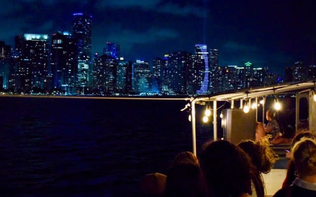 Miami Night Skyline Cruise with Open Bar