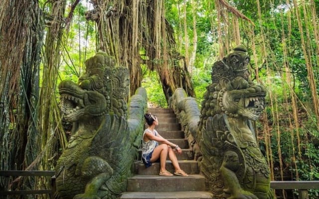 Central Bali Tour: Ubud Village, Kintamani Volcano, and Waterfall