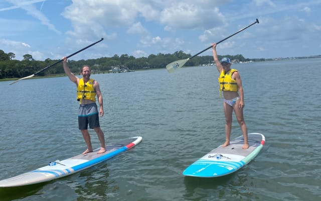 Family Stand-Up Paddleboarding Adventure