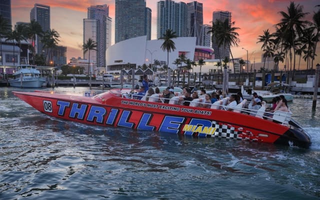 Miami Speedboat Sightseeing Tour