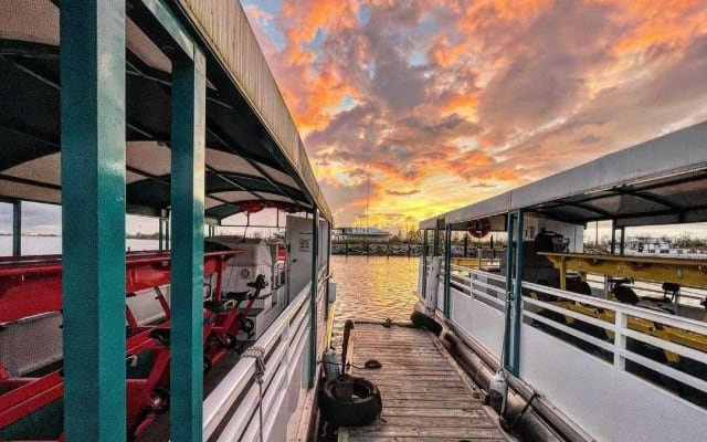 2-Hour Houston Pedal Party Barge with a Licensed Captain