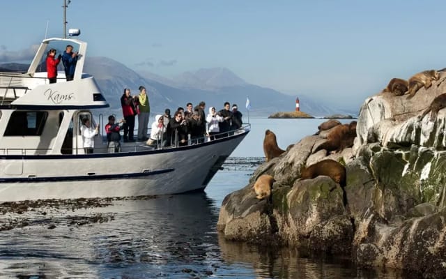 Navegación al Canal Beagle con Caminata en Isla Bridges