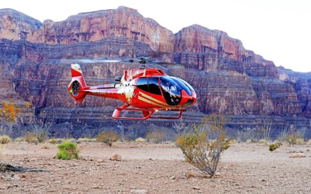 Grand Canyon West Rim Skywalk with Helicopter and Boat