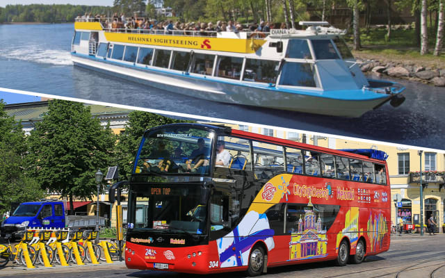 Helsinki Hop On-Hop Off Bus & Canal Cruise Combo Ticket