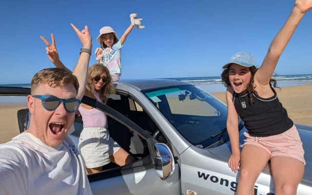 1 Day 4wd Hire for K'Gari with Wongai