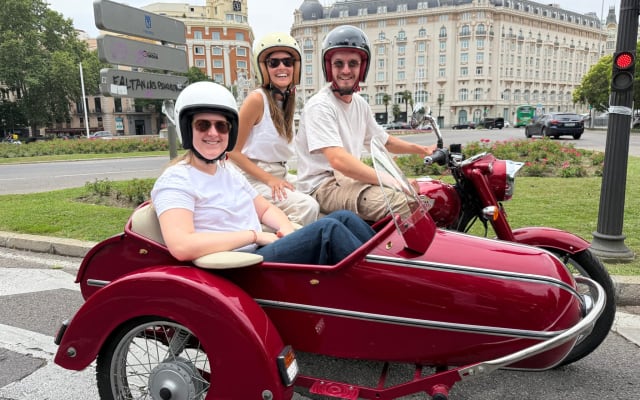Madrid Essentials Private Sidecar Tour