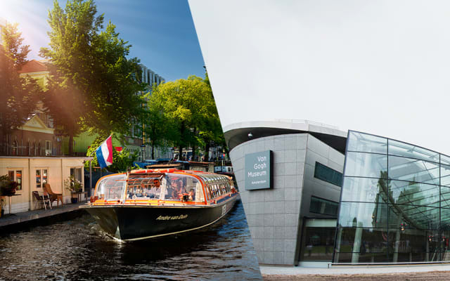 Van Gogh Museum + Amsterdam Canal Cruise