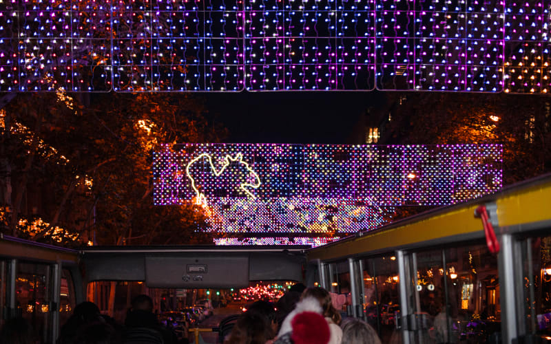 Madrid Navibus Christmas Lights Tour by Open-Top Bus with Live-Guide - main image