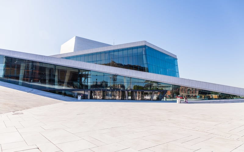Entry of the Norwegian Opera and Ballet in Oslo