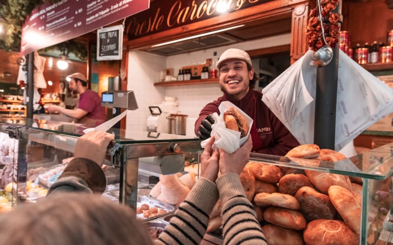 Florence Central Market Food Tour with Eating Europe - main image