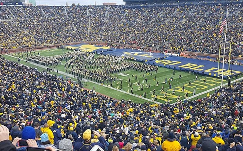 Michigan Wolverines College Football Game at Michigan Stadium - main image