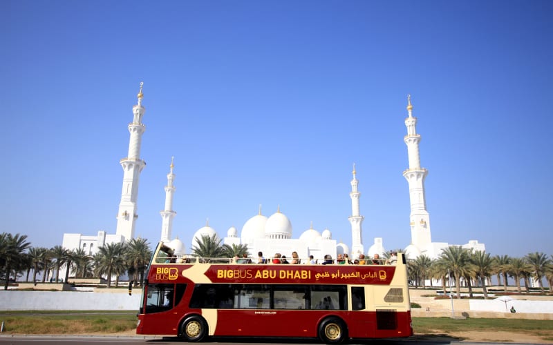 Explore Abu Dhabi: 72HR Hop-On Hop-Off Bus Tour with Shuttle and Guided Tours - main image