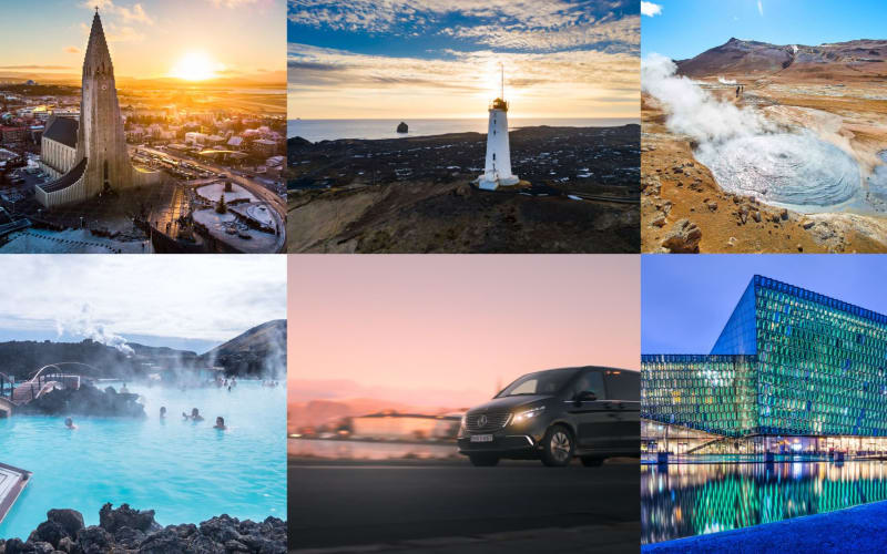 A collage of the highlights you can see during your Private 3-Hour Airport Transfer & Tour 