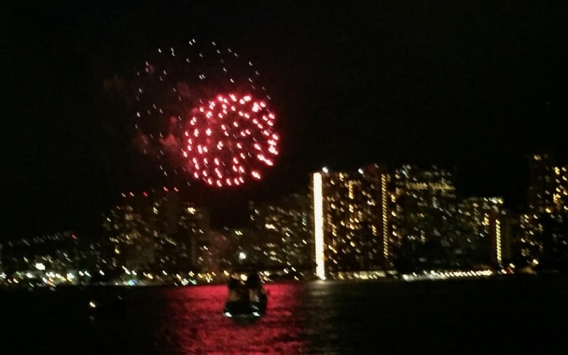 Friday Night Fireworks Cruise in Waikiki - main image