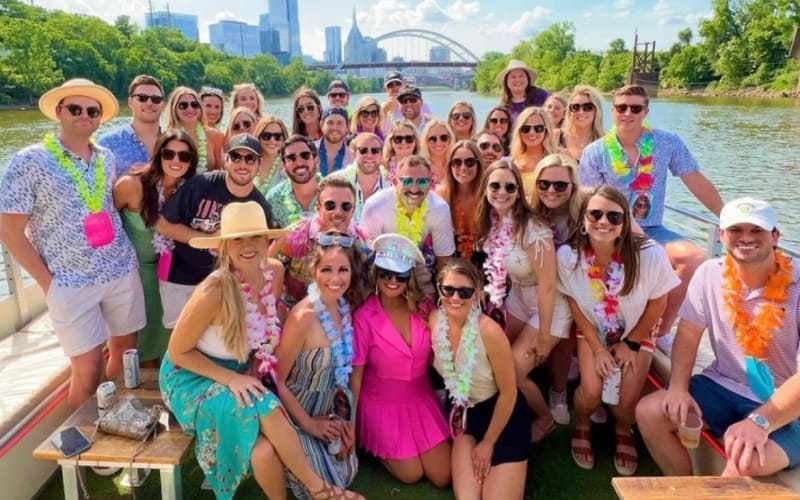 Nashville Luxury Private Boat Party Cruises - Pontoon Saloon - main image