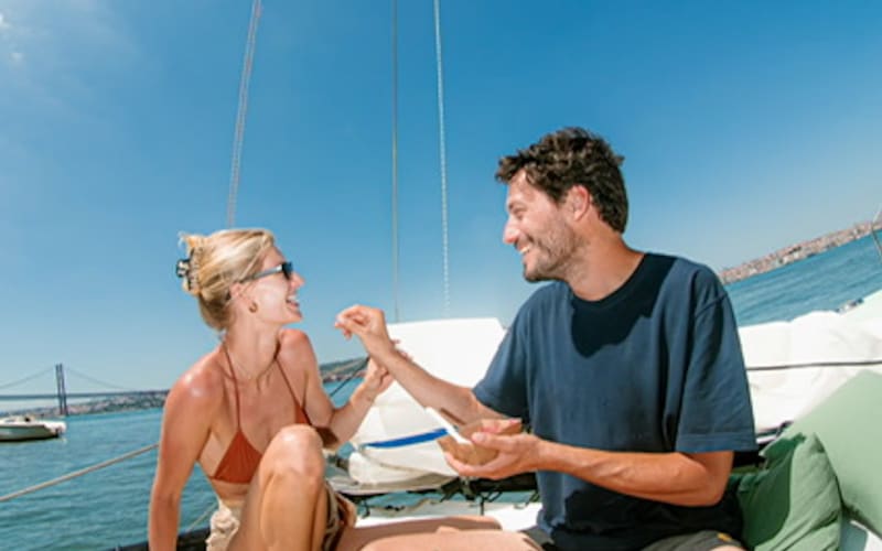 Eco Catamaran Sailing on the Tejo River – Lisbon - main image