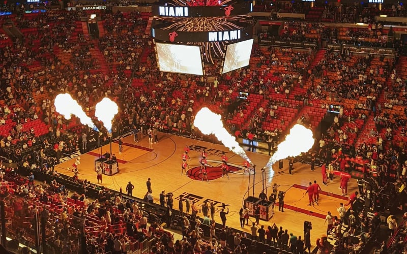 Miami Heat Basketball Game at Kaseya Center - main image