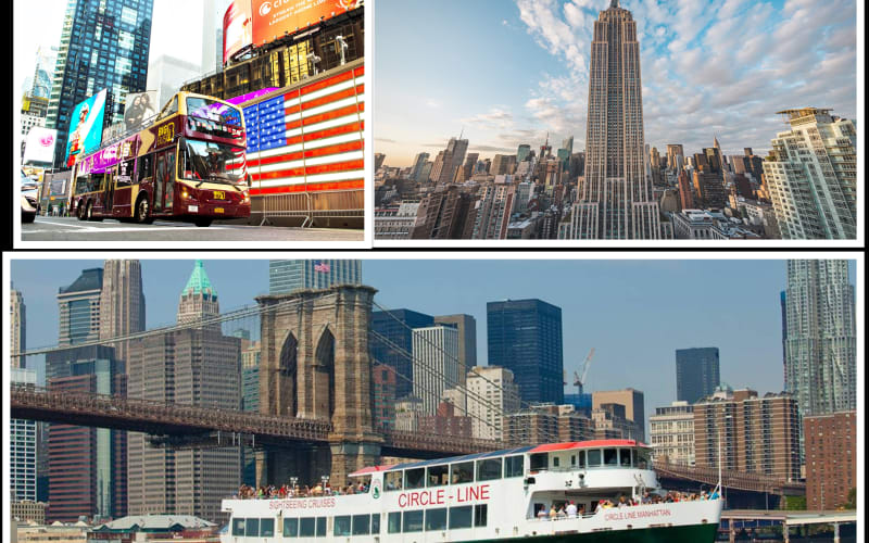 New York: Empire State Building, 48hr Hop-on Hop-off Tour, and Circle Line Cruise - main image