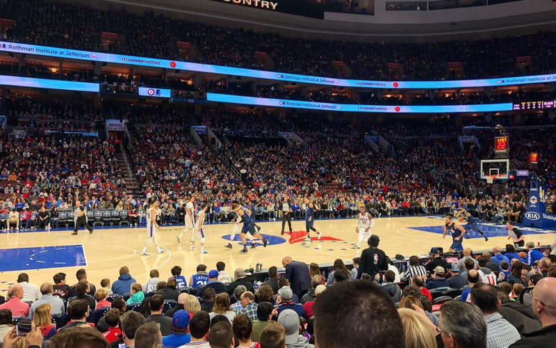 Philadelphia 76ers Basketball Game at Xfinity Mobile Arena - main image