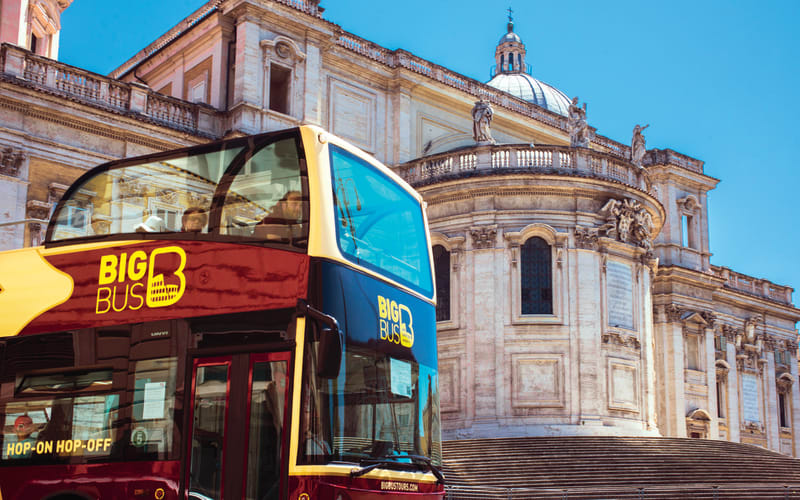 Rome Night Tour: 1hr Panoramic Night Tour on Open-Top Bus - main image