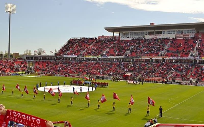 Football World Cup game at Toronto Stadium - main image