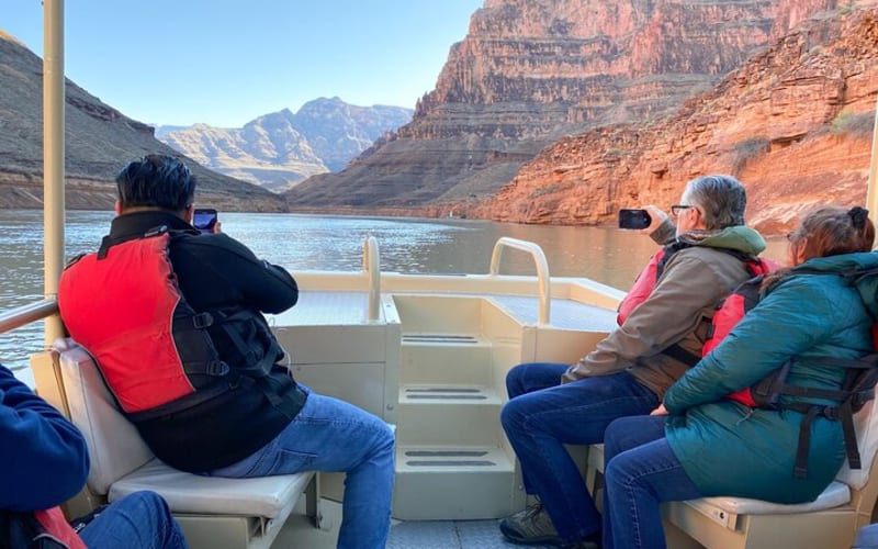 Grand Canyon West Helicopter Tour with Boat Ride - main image