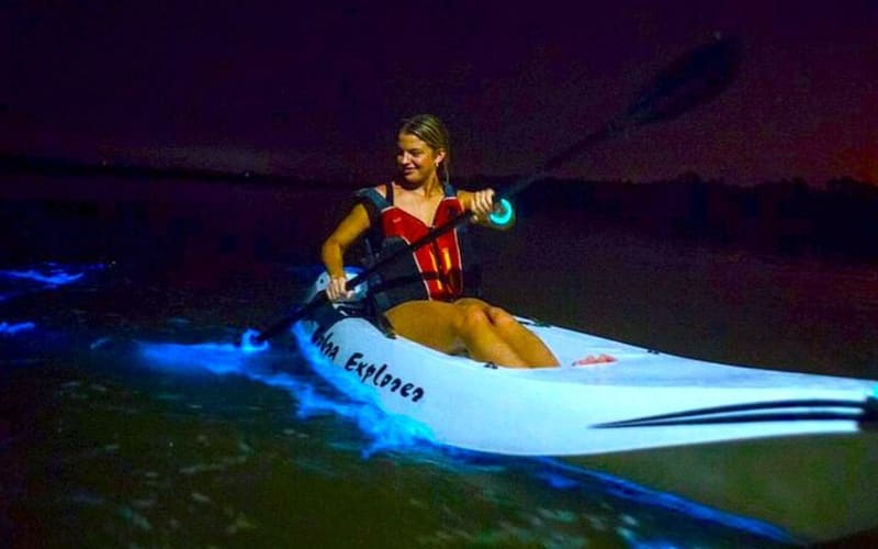 Bioluminescent Kayak Tour. Fin Expeditions is Cocoa Beaches Top Rated Kayak Tour - main image