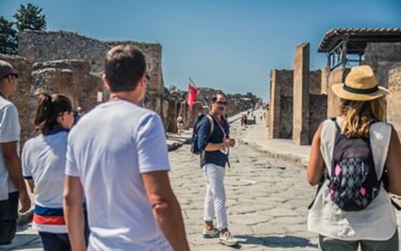 Day Trip to Pompeii Ruins & Mt. Vesuvius Volcano from Naples - main image