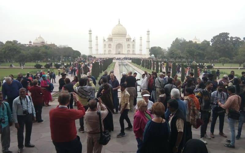 Private Taj Mahal Sunset Day Tour From Delhi by Car - main image
