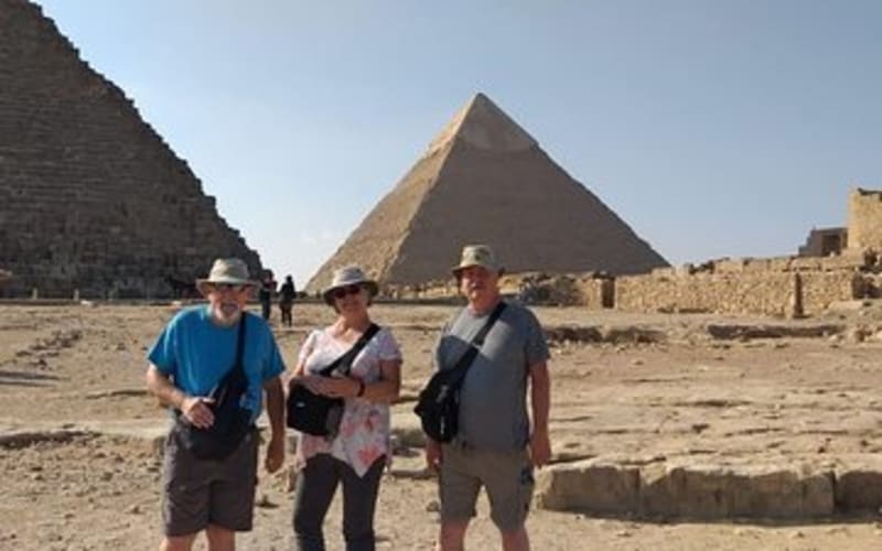 Pyramids of Giza and Great Sphinx: Private Half-Day Tour with 30 Mins Camel Ride - main image