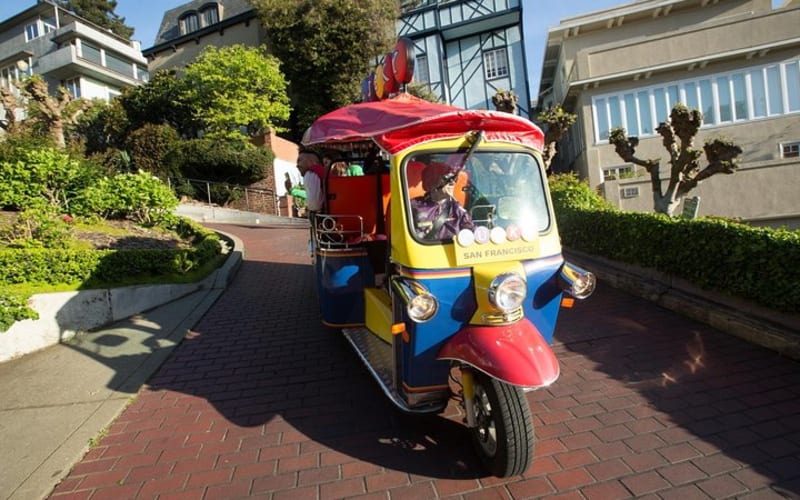 San Francisco Private Tuk Tuk City Sites Tour - 2 or 3 hr - main image